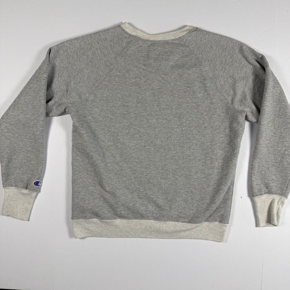 Champion Authentic Athleticwear Script Logo Crewneck Sweatshirt Gray M - Picture 7 of 7
